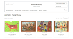 Desktop Screenshot of haitianartpaintings.com